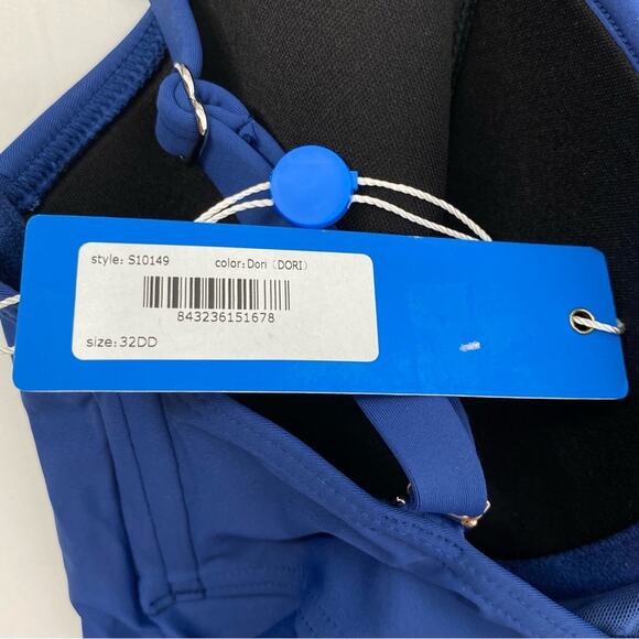 BIRDSONG BARE NECESSITIES NWT Dori Underwire Wrap Tankini Top Size 32DD - Picture 10 of 11